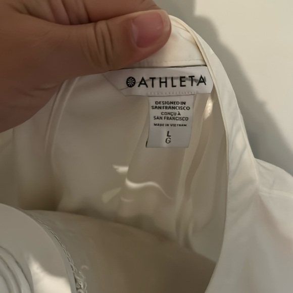 NWOT Athleta button down dress size large - Picture 3 of 4